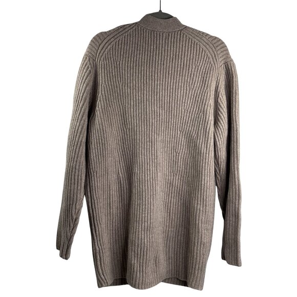 Banana Republic Curio Relaxed 100% Cashmere Cardigan Size L Taupe NWT $380 MSRP - Picture 9 of 13